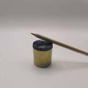 Vintage Pat Products Ketcham & McDougall Brass Pencil Sharpener Made in USA